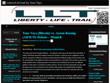 Tablet Screenshot of libertylifetrail.com